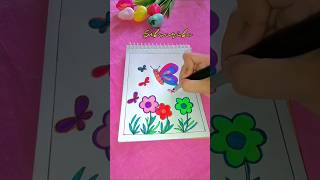 Easy art drawing for beginners, project file decoration ideas,front page design for project file#yt