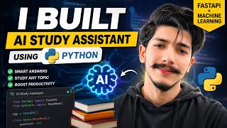 I Built an AI Study Assistant System with Python 🤯 | FastAPI + Machine Learning 