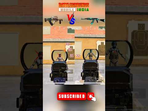 AKM V/S GROZA ll 💥😱damage test ll #bgmi #pubgdon #bgmishorts #pubg #trendingshorts