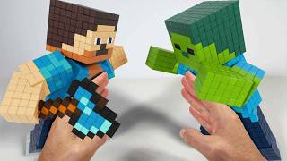 Steve VS Zombie, Minecraft Animation | Magnetic Games