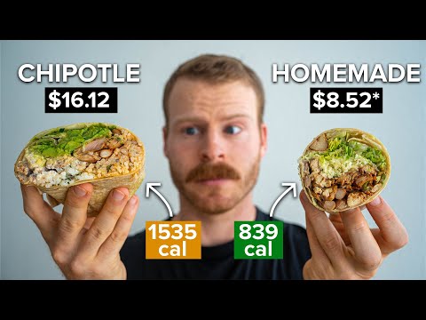 Can I make Chipotle's Chicken Burrito cheaper and healthier?