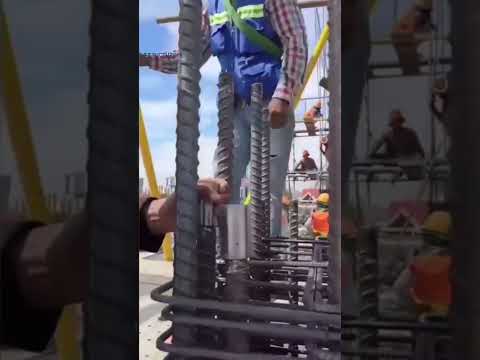 Coupling rebar is alternative to overlapping and welding method#shorts #viralshorts#civilengineering