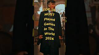 Top 10 Most Played Games In The World 2024🔥😈 #top10 #viral #shortsfeed #gameplay #tubetop10 #shorts