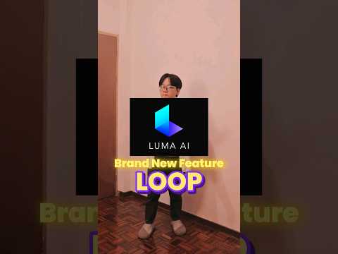 Introducing Luma Ai new feature call Loop, here is the tips and tricks on how to use it!