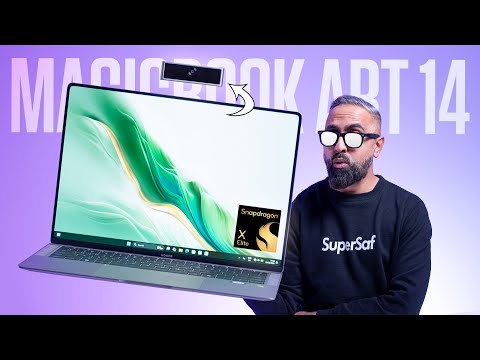 This 1kg Laptop thinks outside of the "Frame" - Honor MagicBook Art 14 Snapdragon