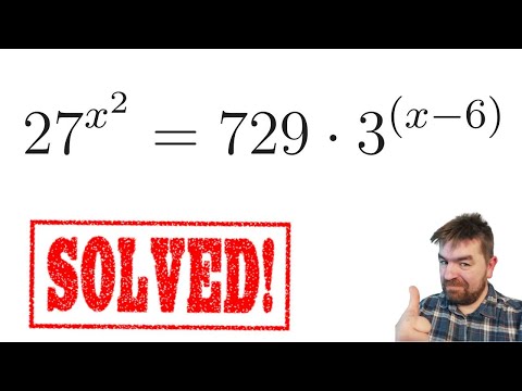 Math Olympiad 3 | Solving impossible exponential equation | Use this trick