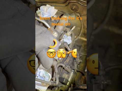 Figured out the mystery! #automobile #bmwengine #bmw #mechanic #diy #m57 #diesel #missingparts #car