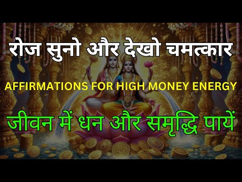 धन और समृद्धि के लिए शक्तिशाली सकारात्मक विचार 💪💰 | Affirmations For high money energy