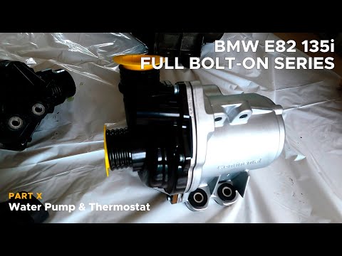 BMW E82 135i Water Pump & Thermostat | Full Bolt-On Series (Episode 10)