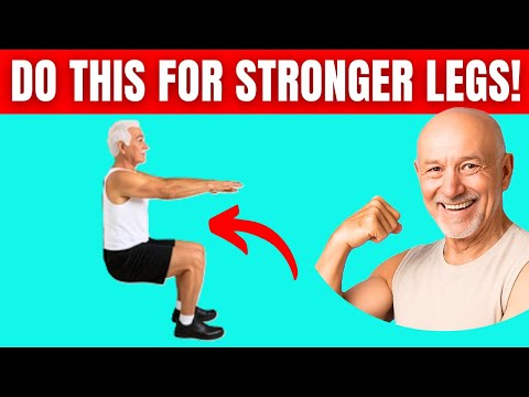 5 Exercises to STRENGTHEN Weak Legs FAST After 60! No GYM