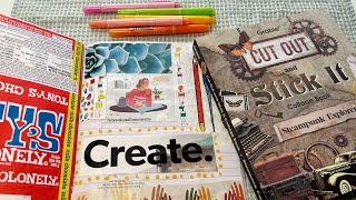 Journal Spread Ideas | Grabie Steampunk Subscription Box| Creative Journal #journaling #stationery