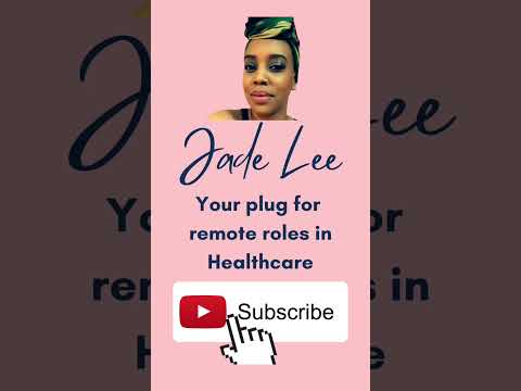 Remote healthcare jobs! #shorts #workfromhomejobs #healthcarejobs