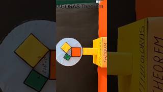 PYTHAGORAS Theorem #3d video #School project #viral video #viral.short for school exhibition