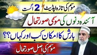 Weather Forecast for Next Few Days in Pakistan | Rain Update & Monsoon Alert || Crop Reformer