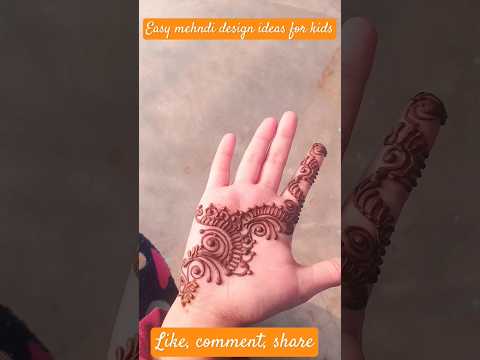 Easy Mehendi ideas✨#youtubeshorts#shortsfeed#ytshortsindia#mehendidesign#easymehndidesign#mehendiart