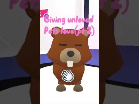 Giving unloved pets love ❤️ 🐶🐱🐰🐹🐇🐩#roblox #adoptme