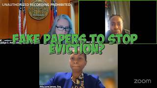 Desperate Tenant Uses FAKE Federal Document to Stop Eviction!