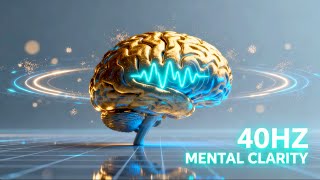 40Hz Brain Frequency Session for Focus and Productivity | Natural Audio to Improve Study Flow