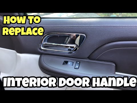 How To Replace Interior Door Handle 07-13 Cadillac Escalade