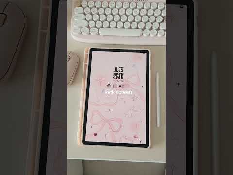 Cute Tablet Tour 💌 Aesthetic Samsung Tablet Pink Setup