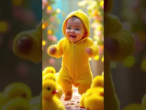 Cutest Baby In Duck World #viralvideo a ram sam sam #ducklingspro