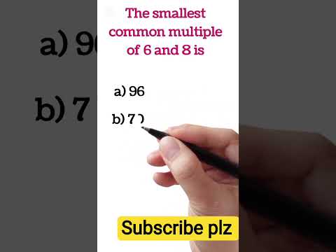LCM of 6 and 8 in Seconds! 🔥 | #MathsWithShoaib #LCMTrick #mathsathShorts #EntryTestPrep #maths