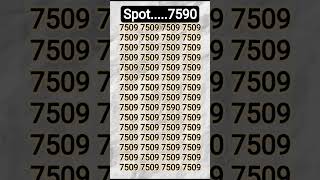Logically Spot the Hidden out the Spot 7590 #brainchallenge #brainlearning #fypシ #brainblast #brain