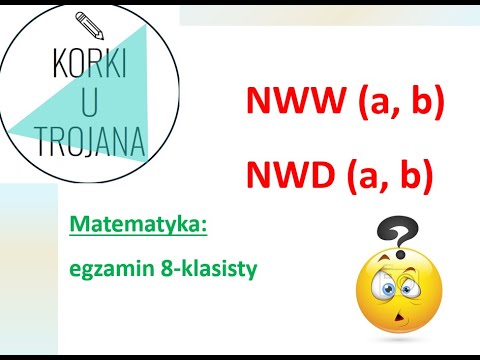 NWD i NWW czyli Największy wspólny dzielnik i Najmniejsza wspólna wielokrotność