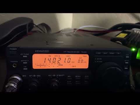 Kenwood TS50 with BHI NEDSP1901-KBD & 107C CW Filter Activated - Demo