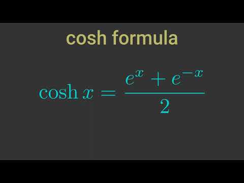 A Level Pure Maths - Hyperbolic Functions