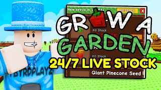 Live 🔴 | GROW A GARDEN STOCK, EGGS, WEATHER & COSMETICS! 24/7!
