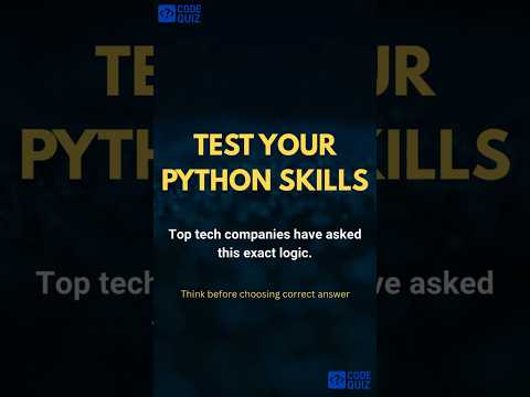 Can You Solve This Python Interview Question? | 99% Get It Wrong!