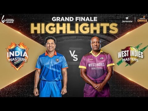 India Vs West indies international master league Final match full highlights