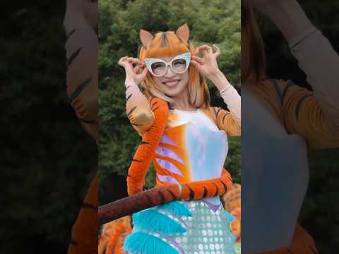 今回も虎さん達は元気で可愛かったです！ #ディズニー #ディズニーランド #ディズニーダンサー #ハモカラ #ハーモニーインカラー