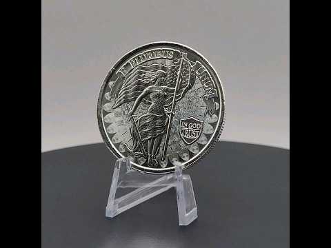 Unity and Liberty 1oz Silver Round by Cutsaw Mint #silver #bullion #silverstacking