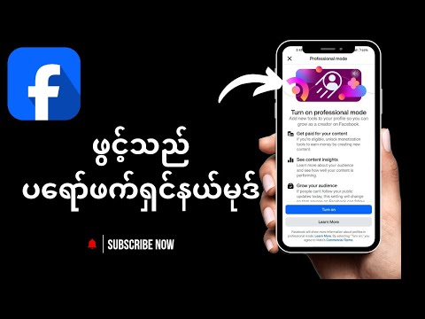 Facebook 2025 (iPhone နှင့် Android) တွင် ပရော်ဖက်ရှင်နယ်မုဒ်ကို ပြုပြင်နည်း