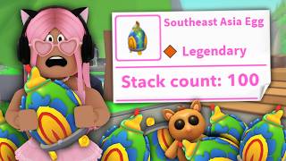 i hatched 100 SOUTHEAST ASIA EGGS in adopt me...