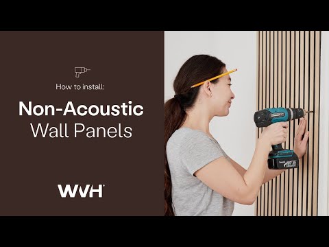 Acupanel® Non-Acoustic Wood Wall Panel Installation Guide