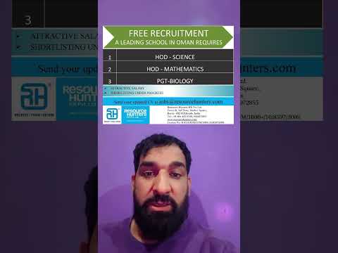 Teacher jobs available