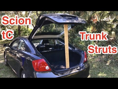 Rear Trunk Door Lift Support Strut Shocks Replacement on Scion tC