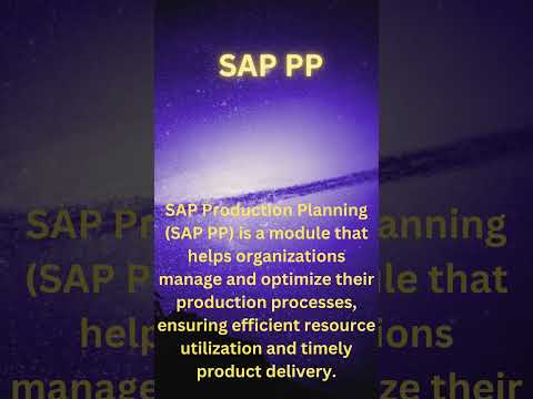 SAP PP