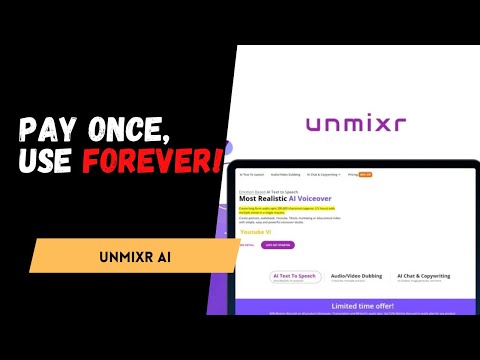 Unmixr AI: Instantly Isolate Vocals & Instruments from Any Track 🎧 | AppSumo Deal