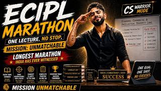 CS Executive ECIPL Marathon June 2026 | Full Revision by Adv. Chirag Chotrani | YES Academy