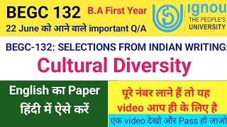 #2 IGNOU BEGC 132 Important Questions and Answers | BEGC 132 Previous Year Solutions | BEGC 132 O...