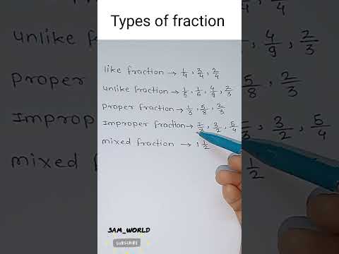 Types of fraction