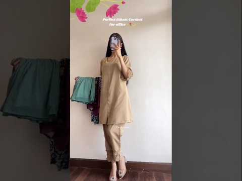 Perfect ethnic cordset 💕 #meesho #fashion #meeshohaul #flipkart #shorts #viral #cordsets