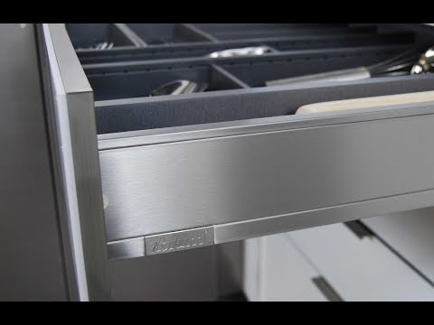 Stainless Steel Drawers and Roll-out Shelves from Dura Supreme Cabinetry