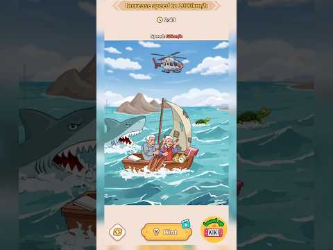 Brain Puzzle Tricky Quest| Level 9 Ocean Escape - Increase speed to 1000km/h Walkthrough #braingames