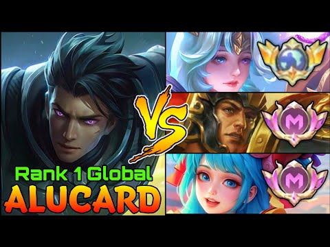 Top 1 Global Alucard [ A r z y ] VS Top Global Lunox & Supreme Lapu-Lapu, Floryn - Mobile Legends