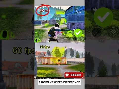 120Fps vs 60Fps Difference in bgmi  ll I phone 13 pro vs s22 ll wait for end ll #bgmi #pubgtest
